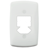 Placa para Duas Teclas + Tomada 4x2 - Mônaco